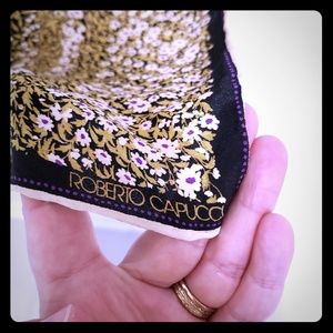 Vintage Robert Capucci 100% silk scarf *beautiful*